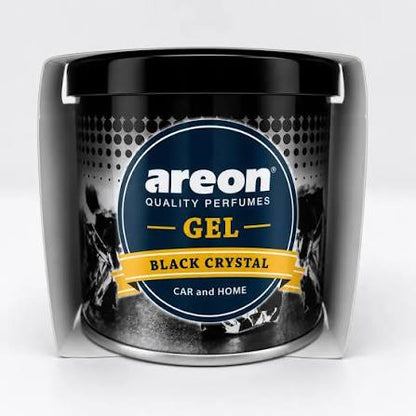 Areon Black Crystal Gel Car Perfume – Air Freshener for Cars & Office