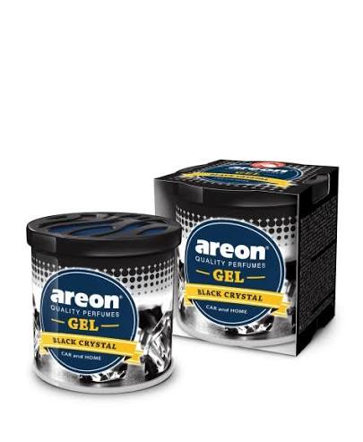 Areon Black Crystal Gel Car Perfume – Air Freshener for Cars & Office